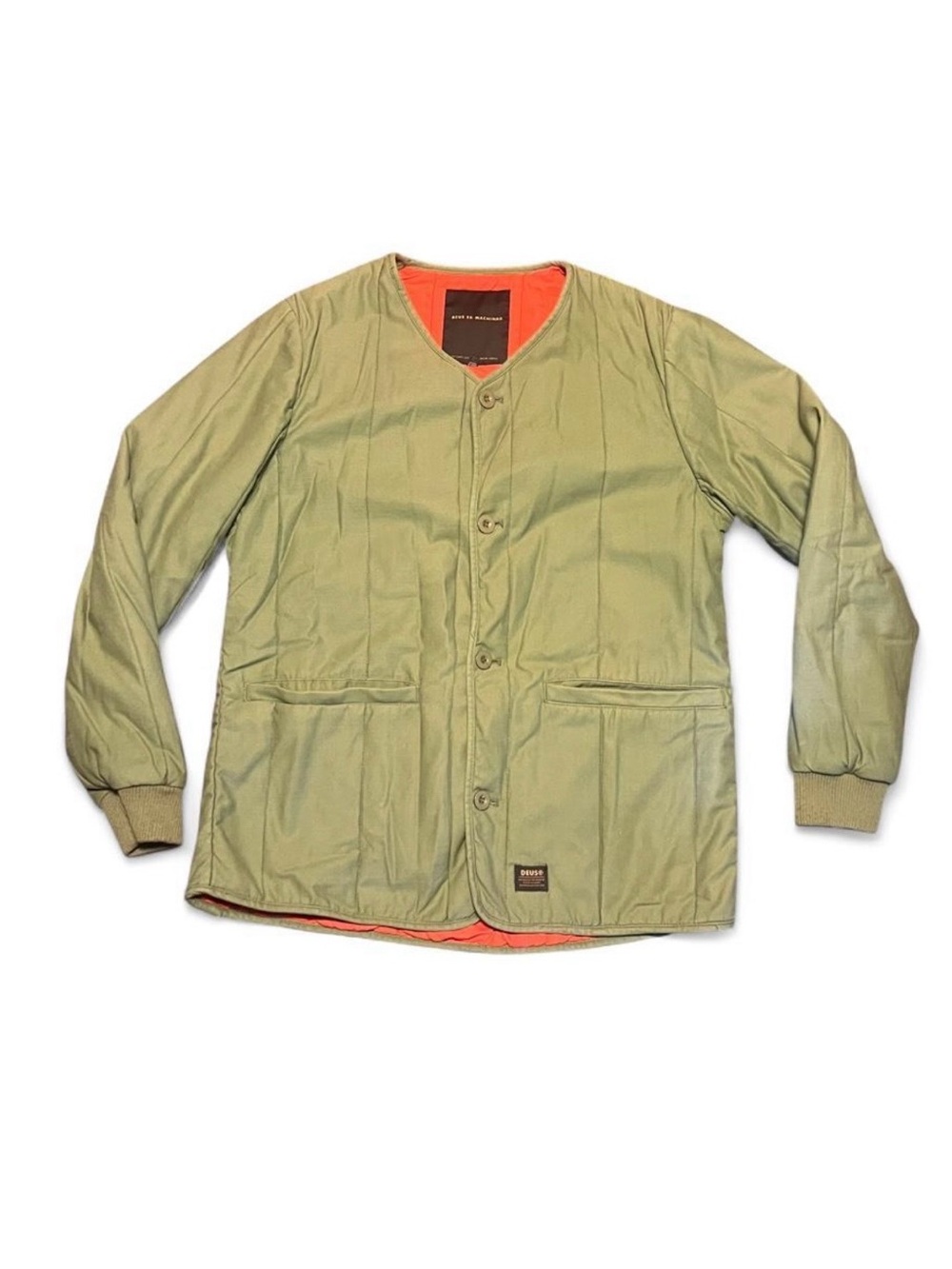 Dues Ex Machina Military Quilted Bomber Jacket